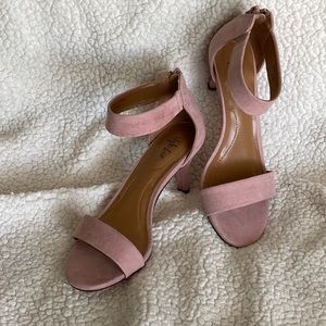 Style & Co. Paycee Pink Latte Ankle Strap Sandals